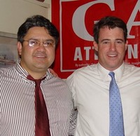 [Mr. Pishevar with State Attorney General Doug Gansler]