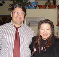 [Mr. Pishevar with Maryland State Delegate Susan C. Lee]