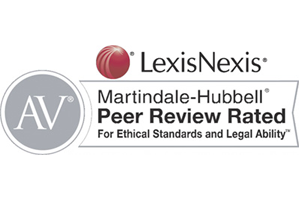 Martindale-Hubbell Peer Review Rated for ethical standards and legal ability